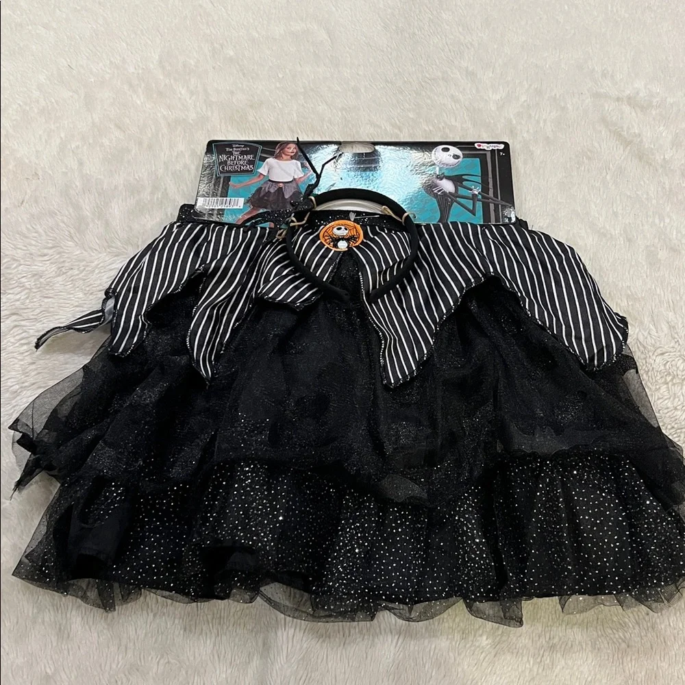 Disney nightmare before Christmas Skirt Tutu Accessory Kit Jack Skellington New